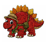 Blaze plates embroidery design