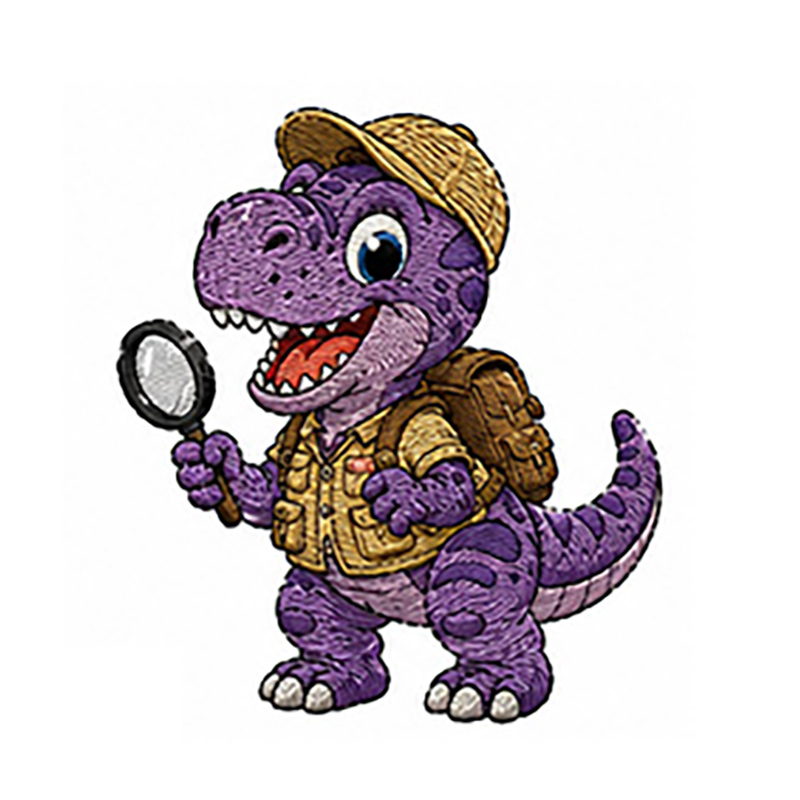 Dino Detective Dino Detective embroidery design