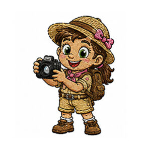 Fossil Finder embroidery design