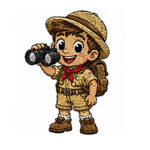 Jungle Scout Explorer Embroidery Design