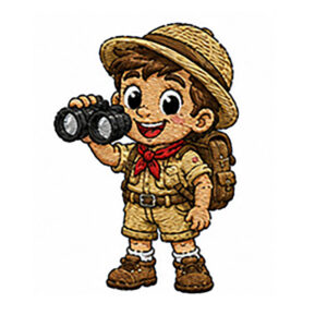 Jungle Scout Explorer Embroidery Design