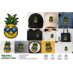 pineapple embroidery